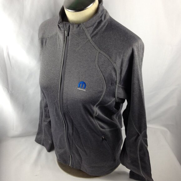 North End Mopar Ladies Gray Fleece Lined Jacket Size Large - Picture 2 of 6